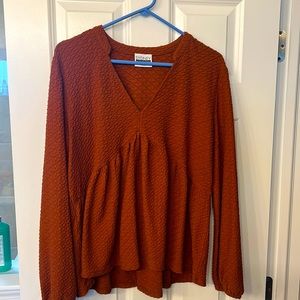 Burnt orange top